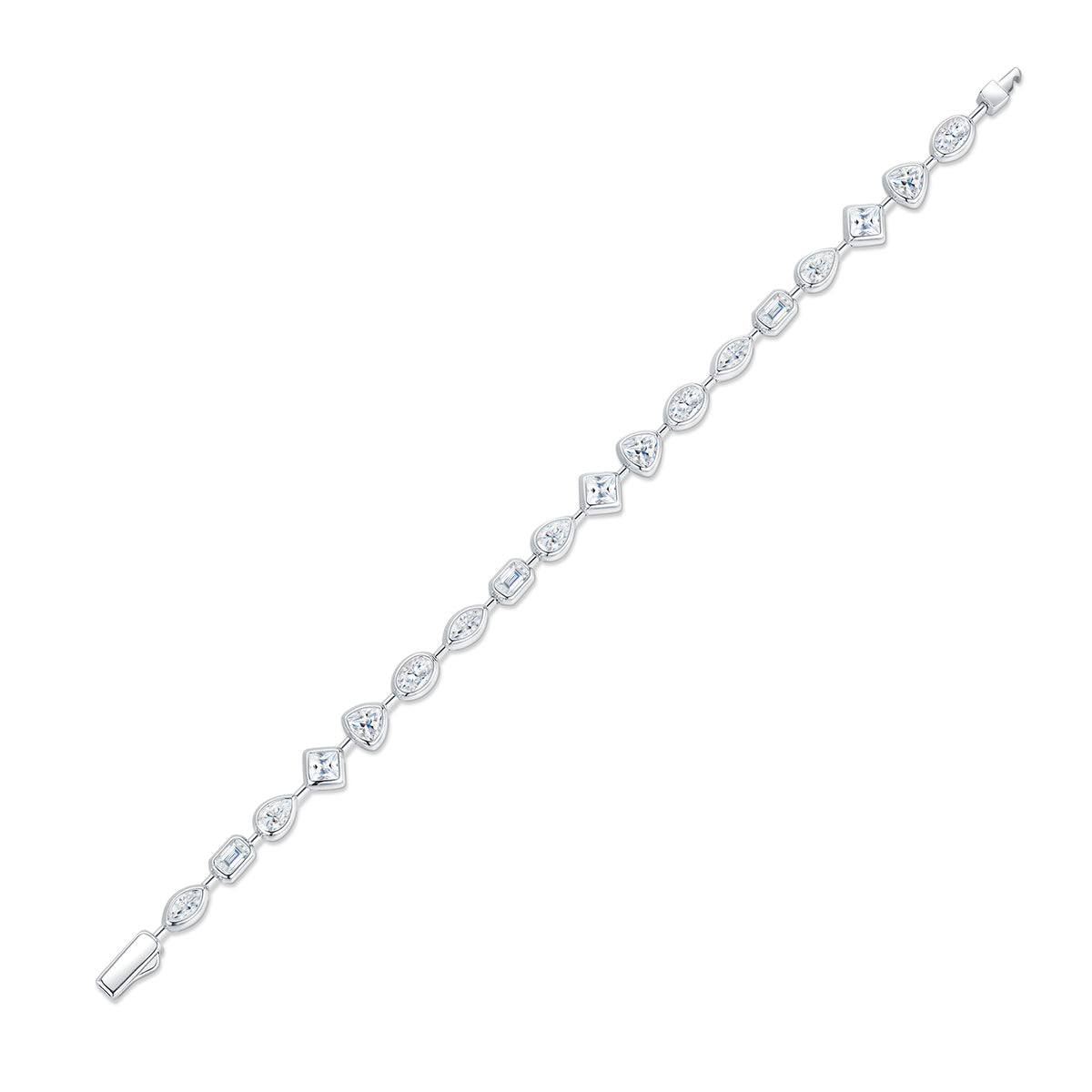 Bracelet Mixed Shape Moissanite VVS – S925