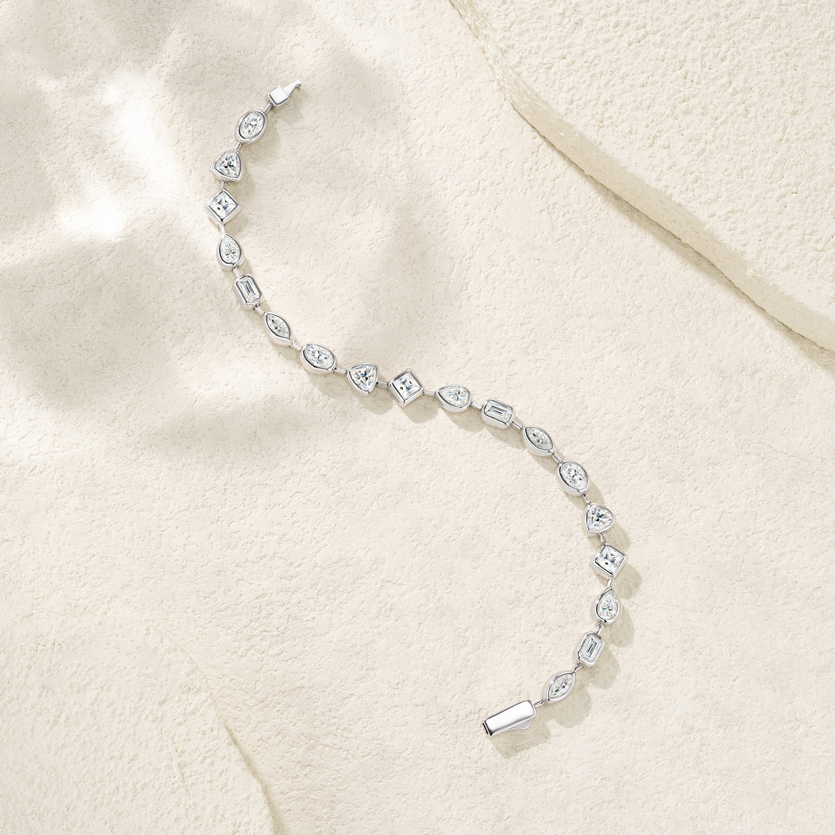 Bracelet Mixed Shape Moissanite VVS – S925
