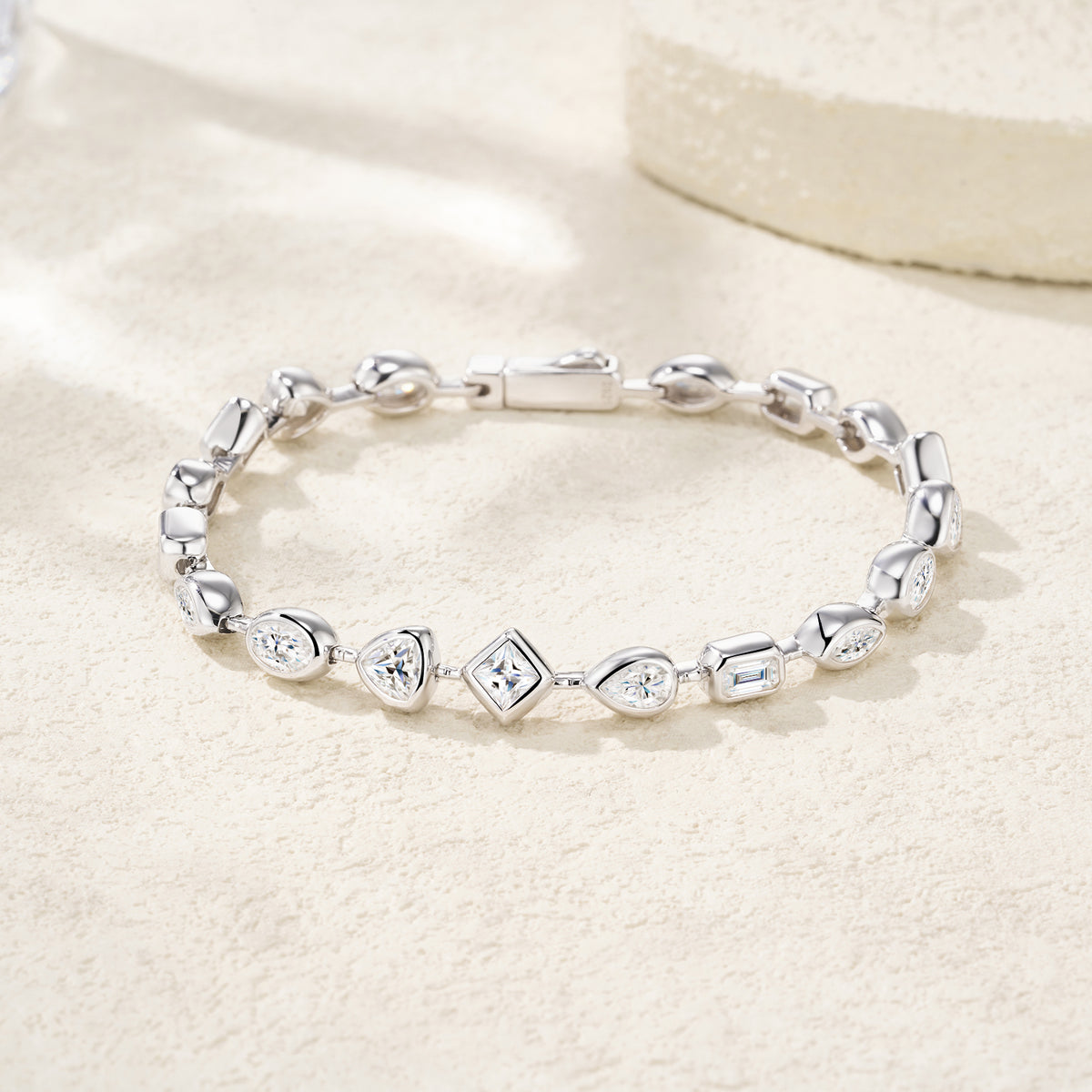 Bracelet Mixed Shape Moissanite VVS – S925