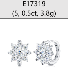 Huggies Étoile Solitaire Moissanite VVS – S925