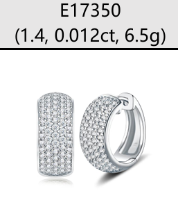 Huggies Bombés Pavés Moissanite VVS – S925