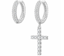 Huggies Croix Fine Pavée Moissanite VVS – S925