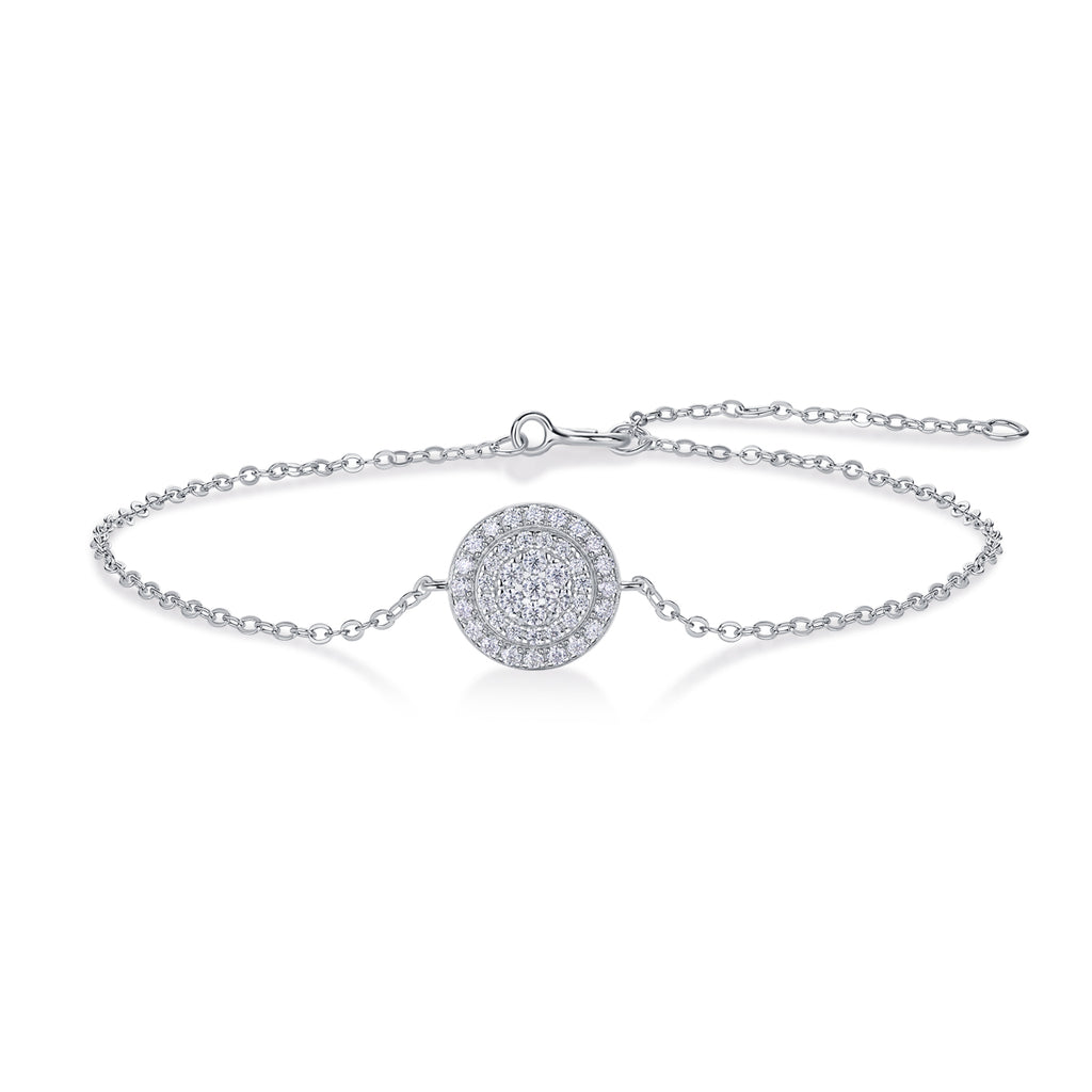 Bracelet Round Pavé Moissanite VVS – S925