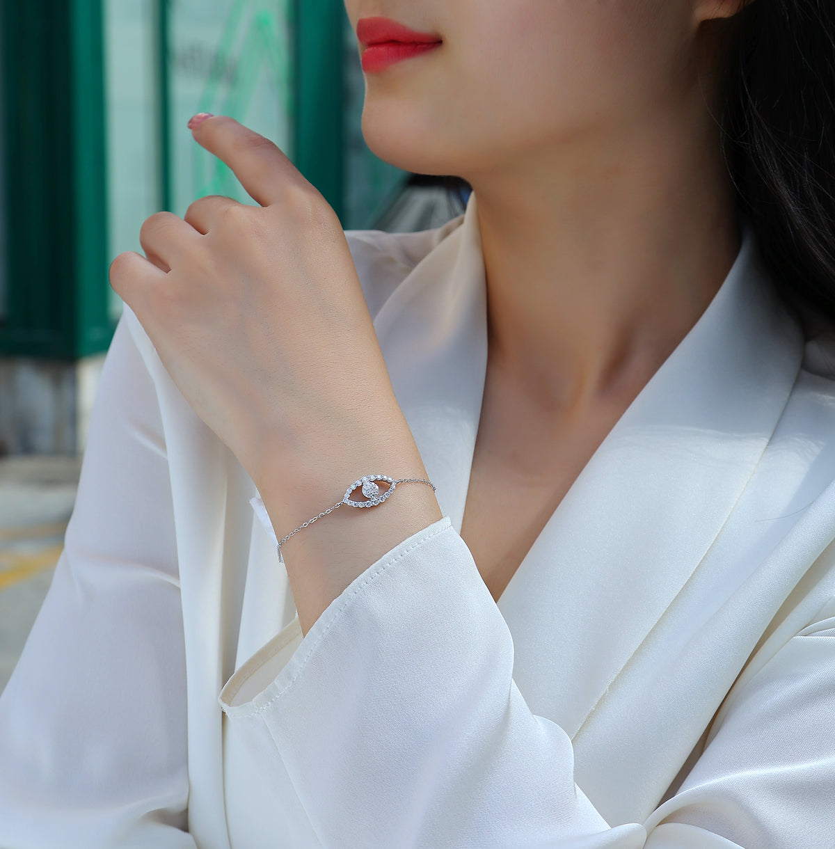 Bracelet Eye Moissanite VVS – S925