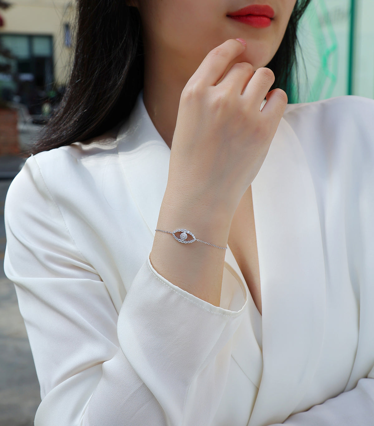 Bracelet Eye Moissanite VVS – S925