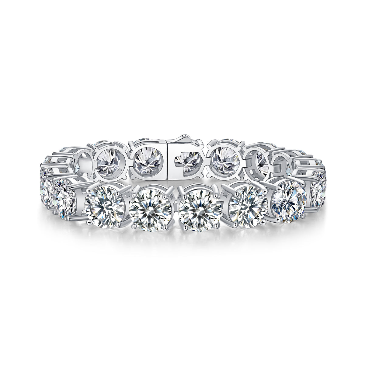 Bracelet Tennis Round Moissanite VVS – S925