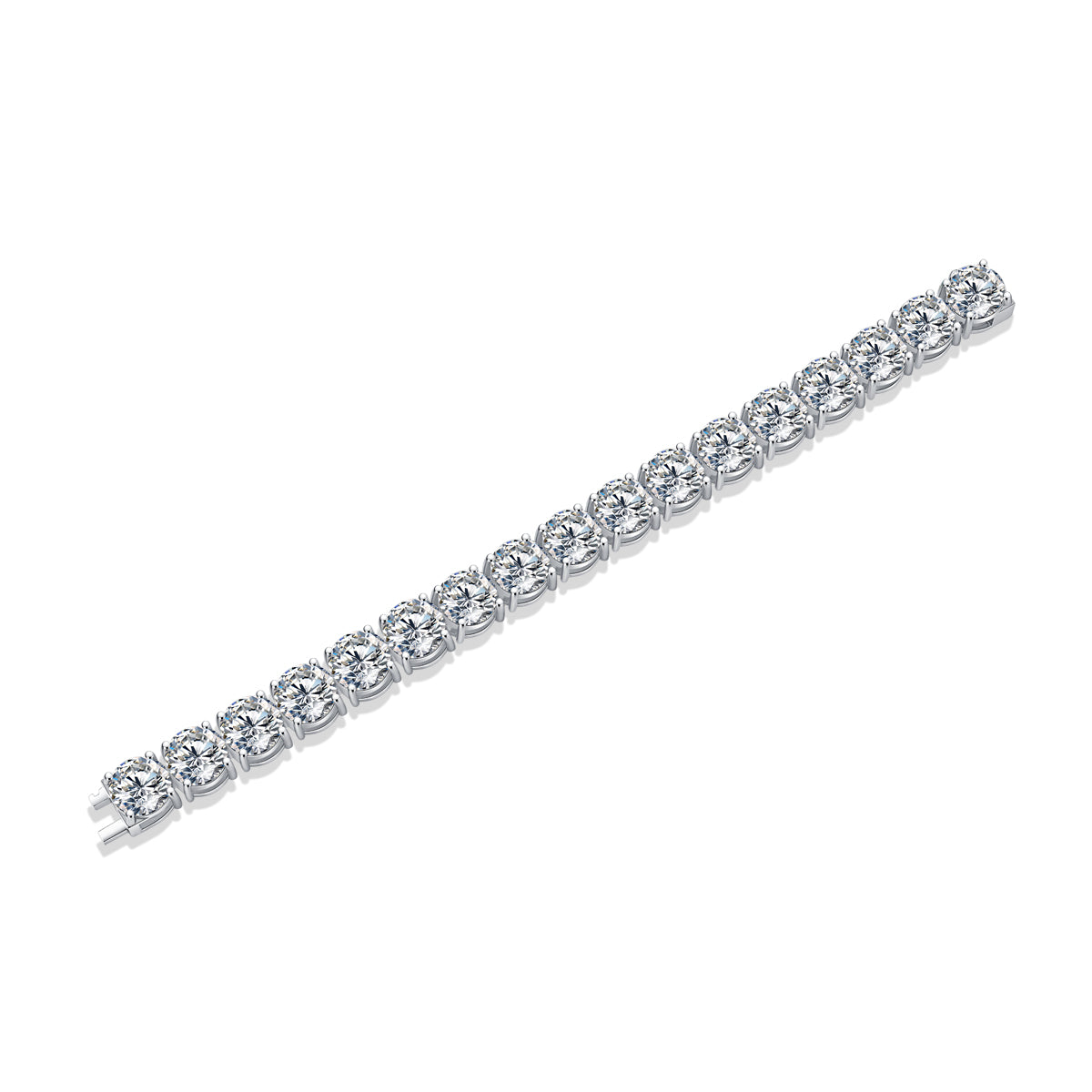 Bracelet Tennis Round Moissanite VVS – S925