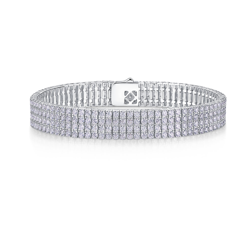 Bracelet Tennis Five Row Moissanite VVS – S925