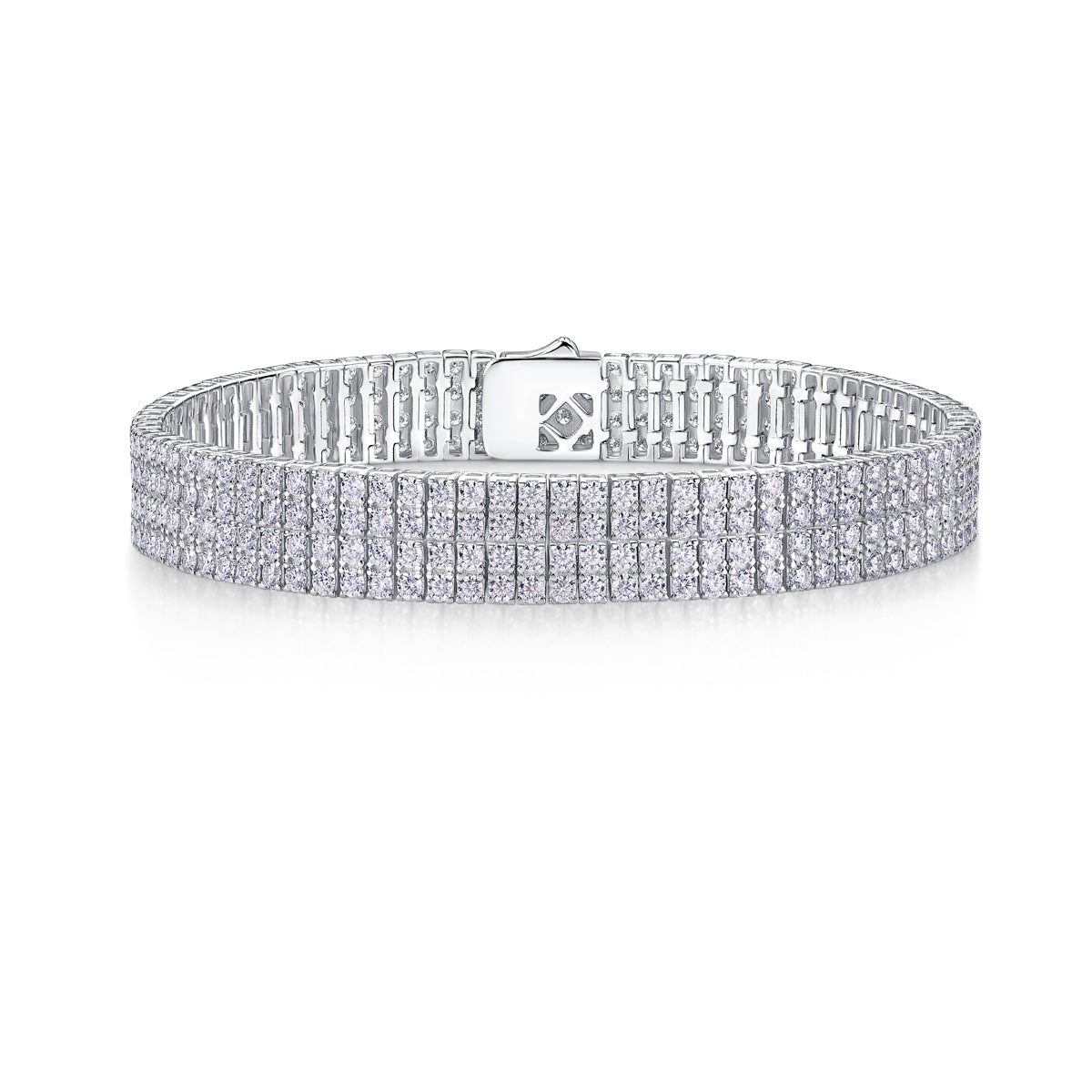 Bracelet Tennis Five Row Moissanite VVS – S925