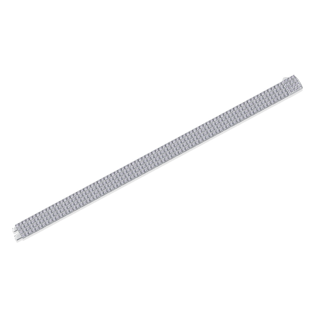 Bracelet Tennis Five Row Moissanite VVS – S925