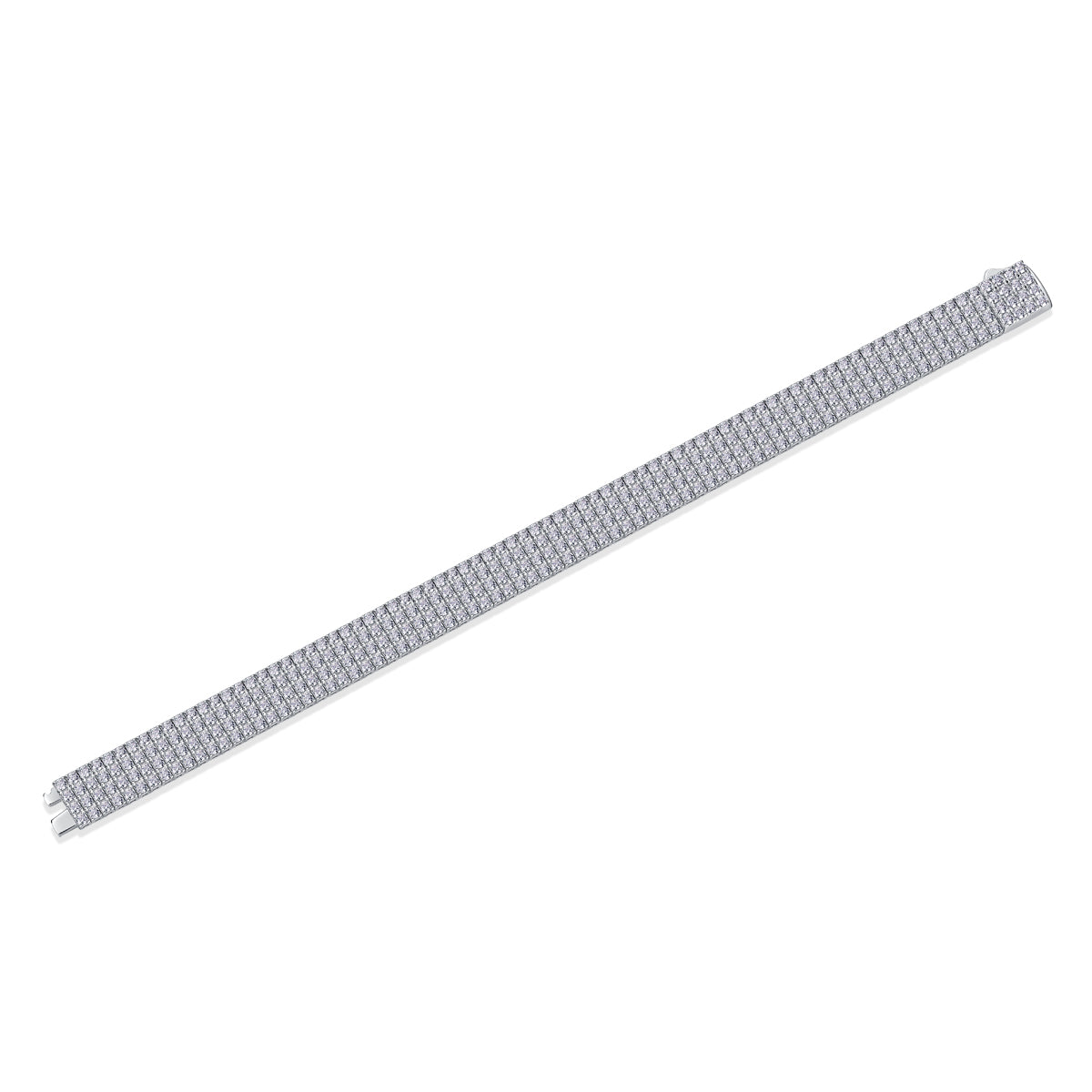 Bracelet Tennis Five Row Moissanite VVS – S925