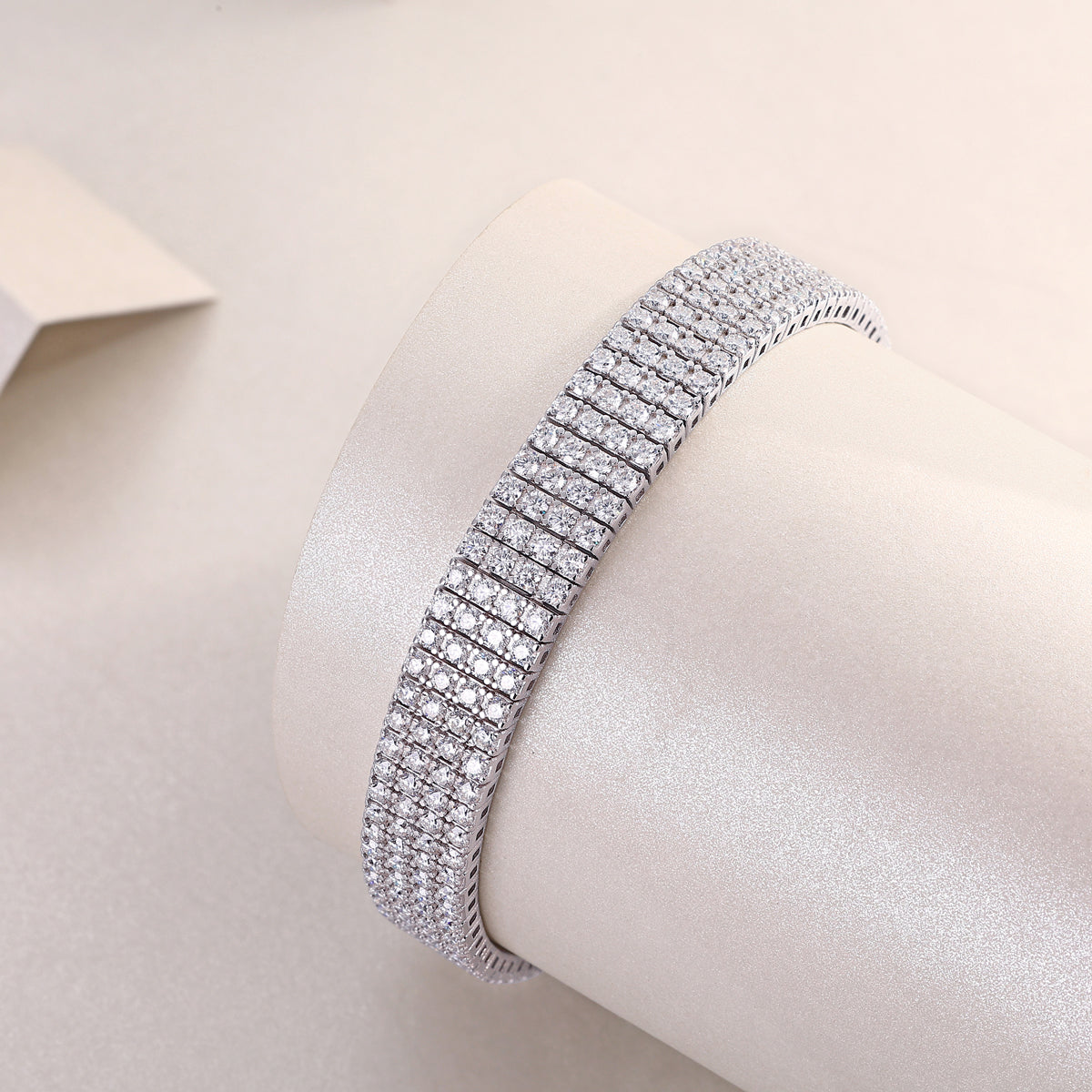 Bracelet Tennis Five Row Moissanite VVS – S925