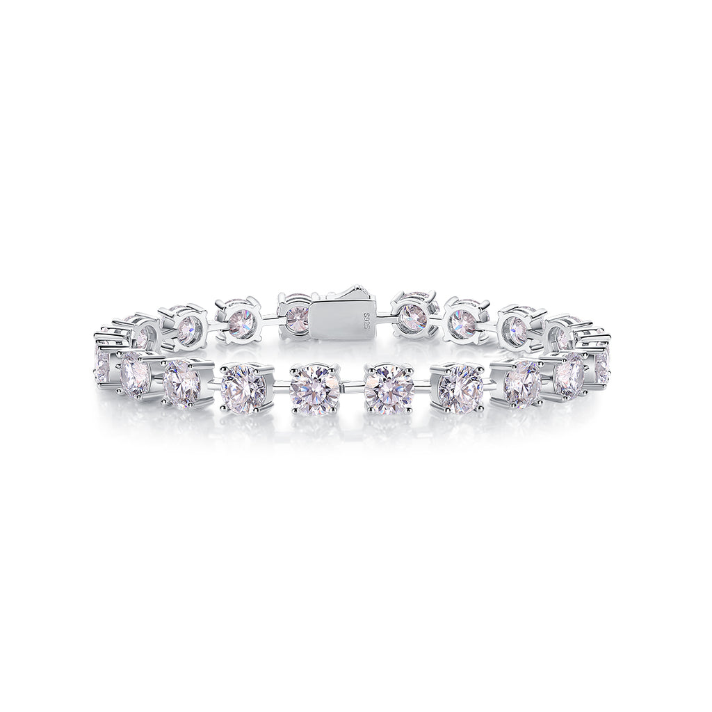 Bracelet Tennis Round Moissanite VVS – S925