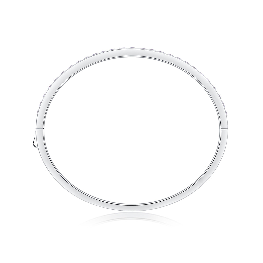 Bracelet Bangle Pavé Moissanite VVS – S925
