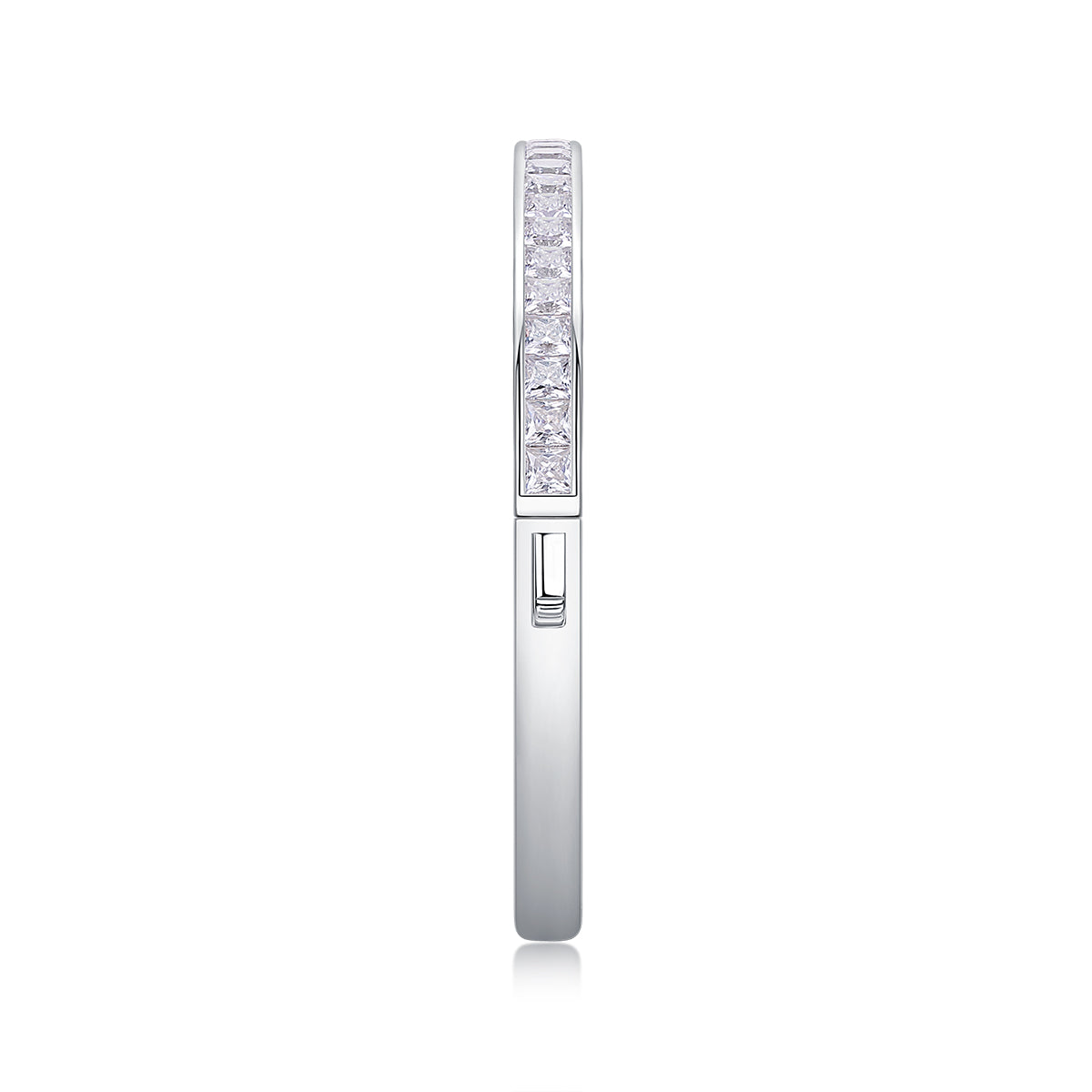 Bracelet Bangle Pavé Moissanite VVS – S925