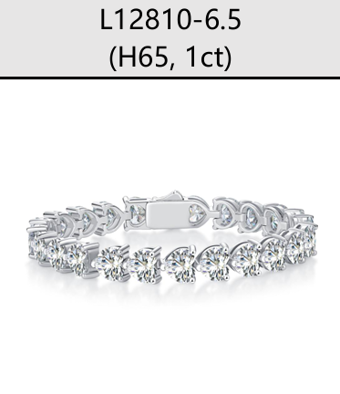 Bracelet Tennis Round Moissanite VVS – S925