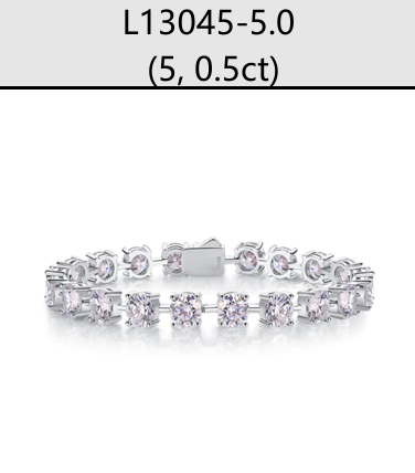 Bracelet Tennis Round Moissanite VVS – S925