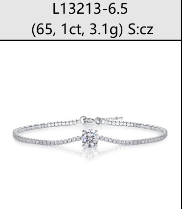 Bracelet Tennis Flower Moissanite VVS – S925