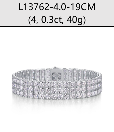 Bracelet Tennis Four Row Moissanite VVS – S925