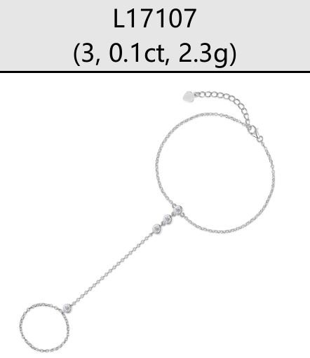 Bracelet Hand Chain Moissanite VVS – S925
