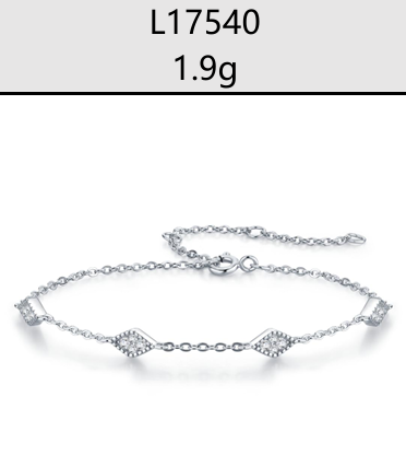 Bracelet Double Diamond Pavé Moissanite VVS – S925