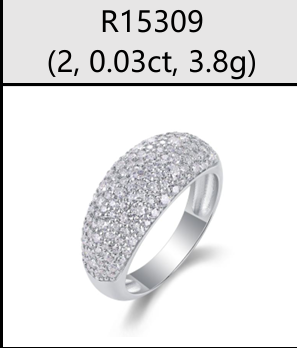 Ring Dome Pavé Moissanite VVS – S925