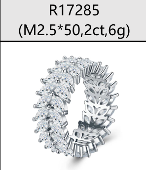 Ring Marquise Eternity Moissanite VVS – S925