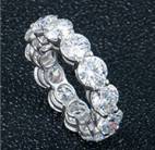 Bague Tennis Rond Moissanite VVS – S925