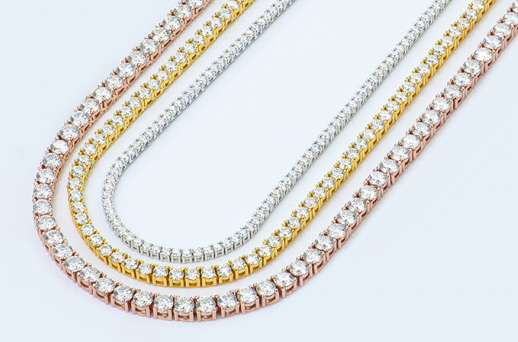 Bracelet Tennis Classique Moissanite Blanc VVS – S925