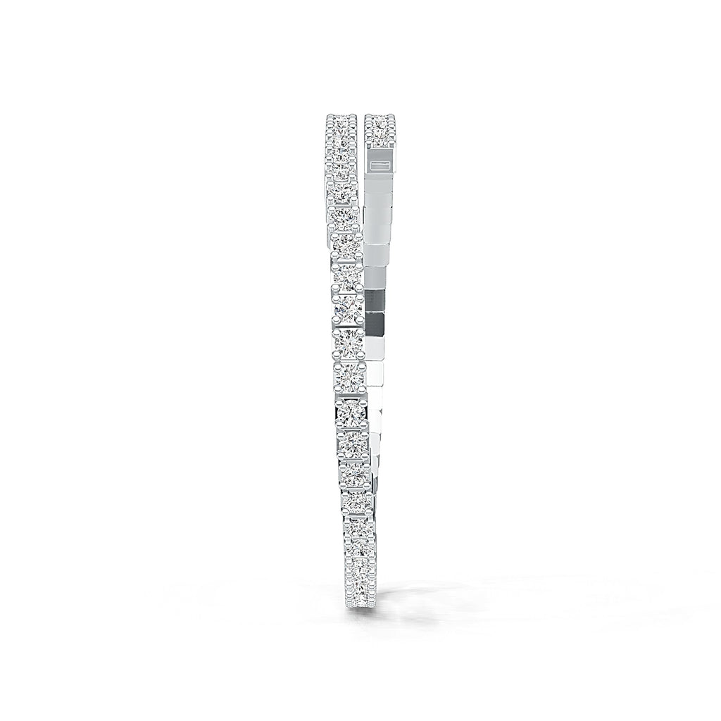 Bracelet Open Tennis Bangle Moissanite VVS – S925