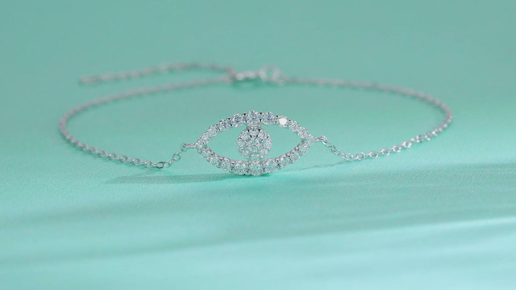Bracelet Eye Moissanite VVS – S925
