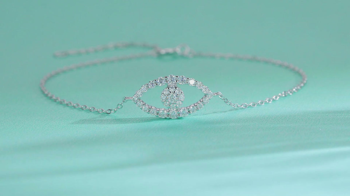 Bracelet Eye Moissanite VVS – S925